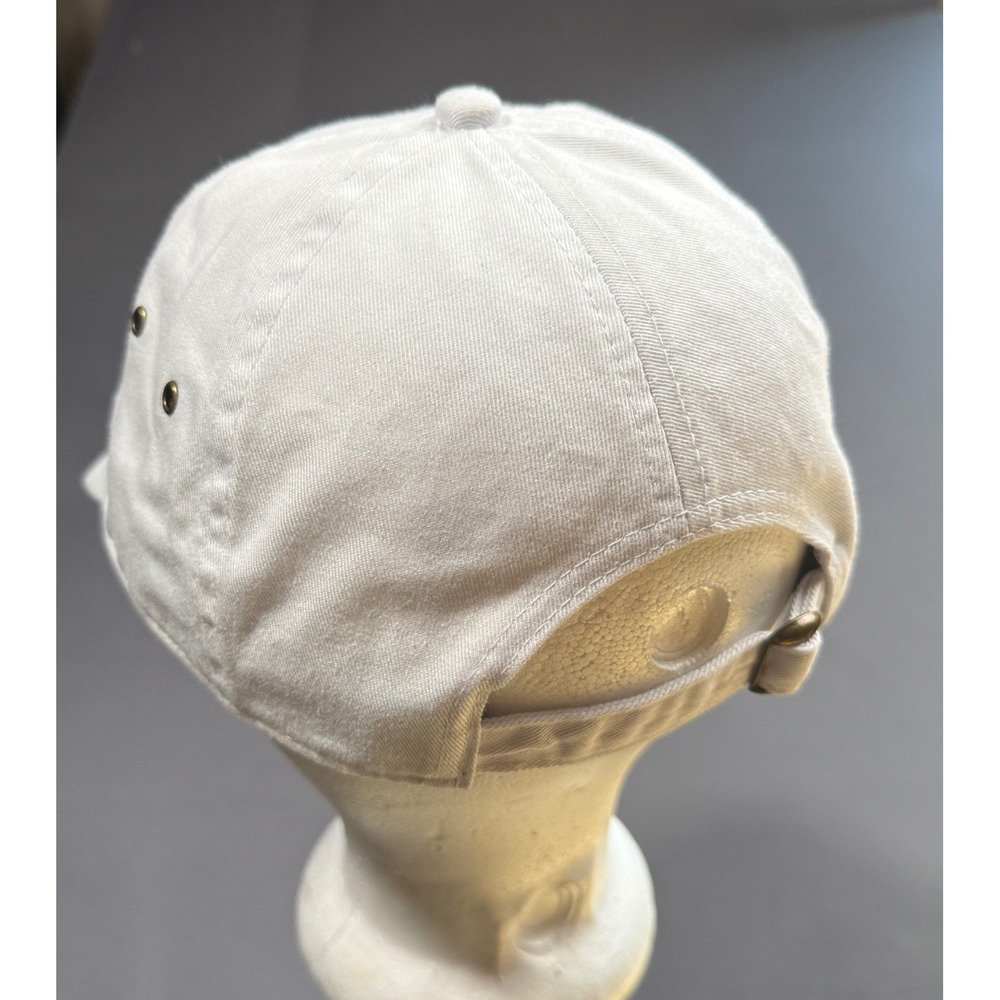 Gold Eagle Club Hat, Beige Twill Golf Dad Hat, Adjustable Strapback Mens‎ - Picture 3 of 5